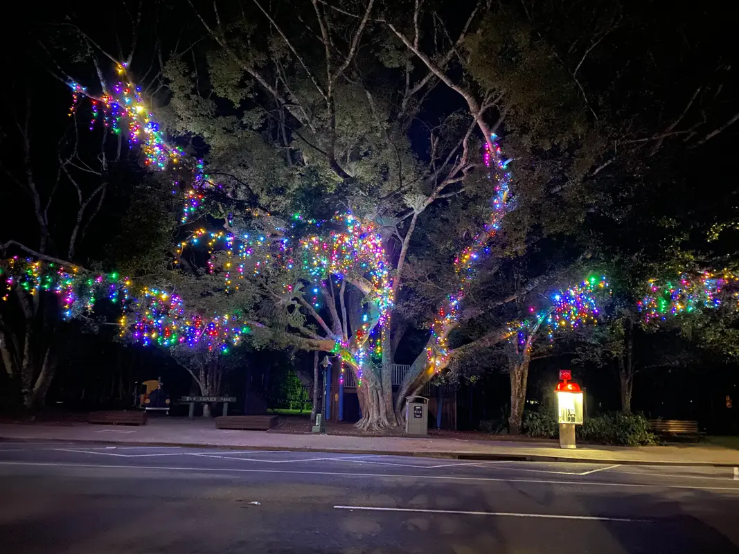 Eumundi Christmas Tree 2025, Eumundi - Install for Sunshine Coast Council - Mainline Electrics