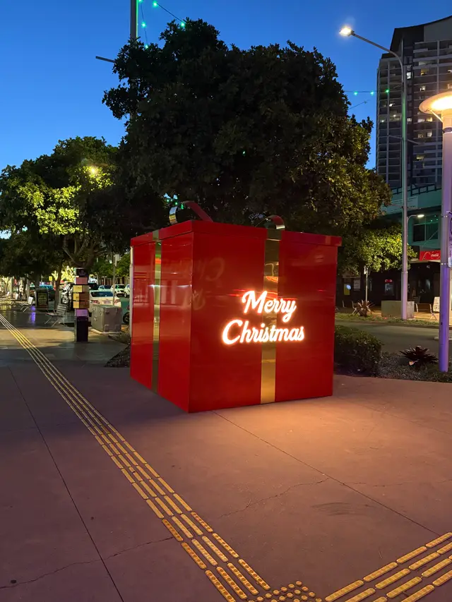 Gift Box 2025, Nerang St - Supplied & Installed for City of Gold Coast - Mainline Electrics