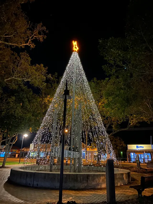 Woodford Artificial Tree 2025 - Install for City of Moreton Bay - Mainline Electrics