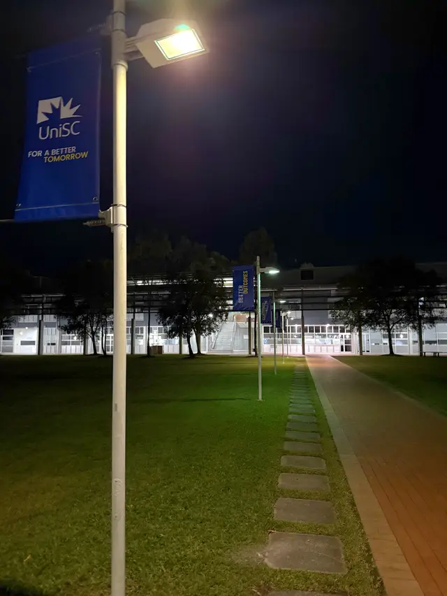 UniSC Campus Banners 2025 - Install for UniSC (1) - Mainline Electrics